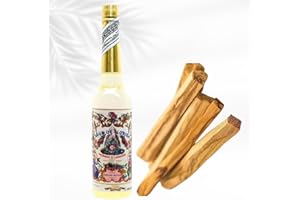 FAMILYCOM Confezione Florida Acqua del Perù Originale Bottiglia da 270 ml e 3 pz Palo Santo per Bruciare. Murray e LanMan. Giallo originale del Perù