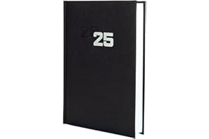 Finocam - Agenda Dynamic Milano 2025 1 Día Página Enero 2025 - Diciembre 2025 (12 meses) Negro Español