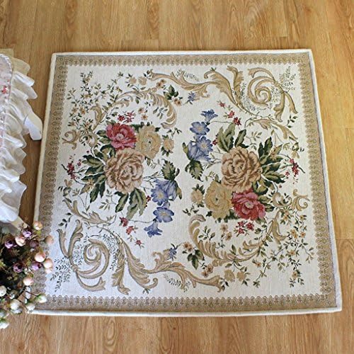 LMX Special European - Style Small Rugs Living Room Door Square Entrance Porch Computer Electronic Washing Machine Custom Tailoring ( Color : 1# )
