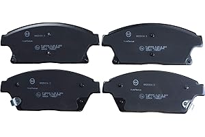 AutoMentum AM25034.5 Juego de Pastillas de Freno, juego de 4 para OPEL MOKKA / MOKKA X (J13) 2012- Eje delantero y otros vehiculos