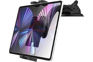 Soporte Tablet Coche Salpicadero Ventosa, Oilcan Sujeta Tablet Salpicadero Coche con Brazo Ajustable, para iPad Pro 12.9 Air Mini, Samsung Tab, Fire, iPhone 13 Pro MAX, Móviles y Tabletas de 4-13"