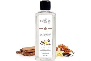 MAISON BERGER Lampe Berger Amber Powder Home Fragrance, Plastica, Grigio, 19.5 x 16.5 x 16.5
