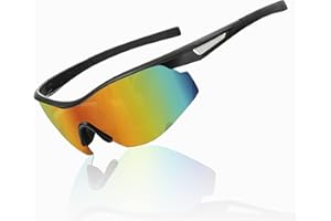 Bell+Howell Tac Glasses Sports Polarized Sunglasses For Men Women Cycling Driving Fishing Running 100% UV400 Protection- Tac Sunglasses with Anti Glare Polarized Lens As Seen On TV