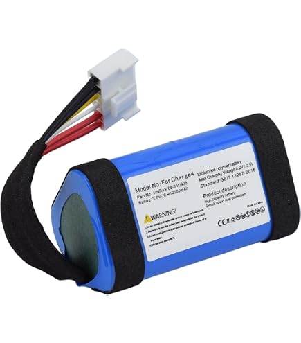 Batteria TECHTEK 1850mAh 3.7V Li-Polymer Compatibile Con JBL AM0304 E JBL Tuner, Sostituisce L0738-LF - 6