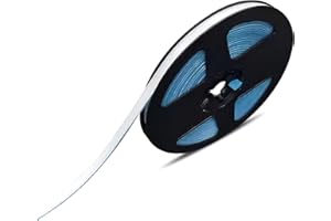 Azushwer 6 m Mildewproof Gap Tape, Decorative Sealing Tape Self Adhesive Sealant Tape Ceramic Strips Bathroom Caulk Tape for Bathtub Bathroom Toilet Kitchen(W:7.5MM) (White)