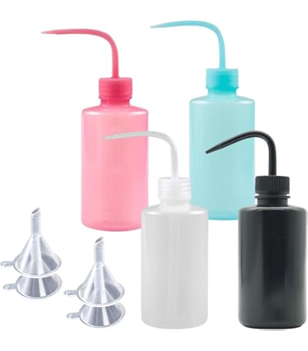 Bottiglie Lavaggio Plastica 250 Ml - Flaconi Con Beccuccio Per Piante, Laboratorio, Tatuaggi - Foto 8