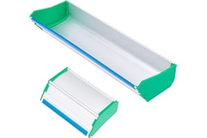 GORGECRAFT 2 Tailles D'Émulsion Scoop Coater 4 Pouces 8 Pouces en Alliage D'Aluminium Double Bord Outil de Revêtement D'Écran pour Sérigraphie