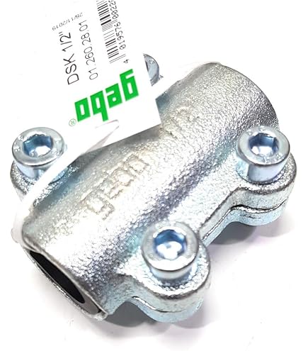 Morsetto Corto Gebo DC In Ghisa Malleabile - Filettatura 3/4", Dimensioni 7x7x3.5 Cm | Per Applicazioni Idrauliche E Industriali