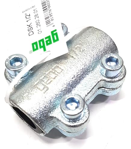 Morsetto Corto Gebo DC In Ghisa Malleabile - Filettatura 3/4", Dimensioni 7x7x3.5 Cm | Per Applicazioni Idrauliche E Industriali