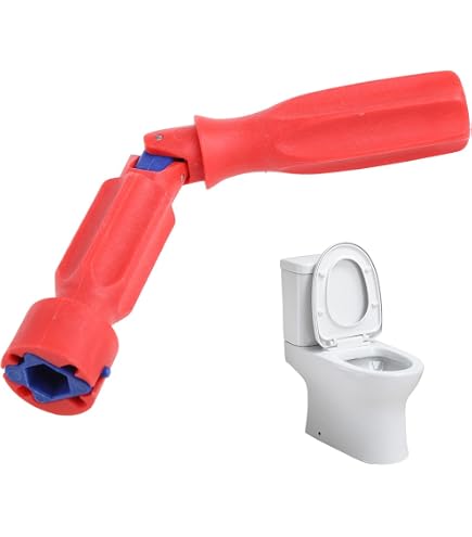 Clé Universelle Pour Fixation Abattant WC - Outil Sanitaire Articulé Avec Adaptateurs Pour écrous, Installation Facile Des Sièges De Toilettes