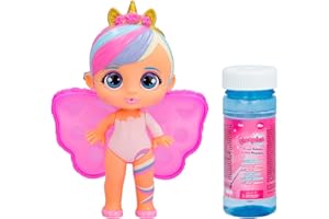 BLOOPIES Magic Bubbles Margot, Bambola Fatina da Collezione che Spruzza Acqua e Fa Bolle Magiche con le sue Ali, Gioco d'Acqua per Bambini e Bambine