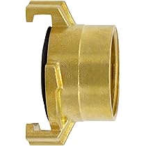 VARIOSAN Raccordo Rapido Con Filettatura Esterna 1″ – Ottone Lucido – Compatibile GEKA – 12340