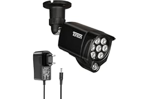 Tonton IR Spot, 30M Iluminador Proyector, 8 LED Infrarrojos lámpara de visión Nocturna para cámara de vigilancia/Quest1/2/3 etc. DC EU Fuente de alimentación para Uso en Interiores y Exteriores