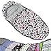 Produktbild BAMBINIWELT Winterfusssack, Fußsack in Mumienform für Kinderwagen, Jogger, Buggy oder Schlitten, Fleece, universal,110cm (weiß rot Tiere)