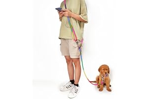 Eyeleaf Guinzaglio Mani Libere per Cani 2,2 Metri Guinzaglio per Cani Taglia Grande Media e Piccola