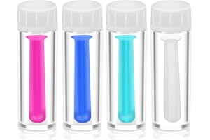 KARJIAJA 4 Stücke Kontaktlinsen Entfernen, Einfach Entfernungswerkzeug Silikon Kontakt Linsen Entferner Applikator für Harte und Weiche Kontakte Tragbar Kontakt Saugnapf Entferner Kontakt Linsen Applikator