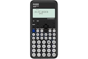 Casio FX-82SP CW - Calculatrice Scientifique, recommandée pour Le Curriculum Espagnol et Portugais, 5 Langues, Plus de 300 Fonctions, Couleur Gris foncé