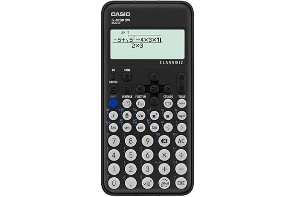 Casio FX-82SP CW - Calculadora Científica, Recomendada para el Curriculum Español y Portugués, 5 Idiomas, más de 300 Funciones, Color Gris Oscuro