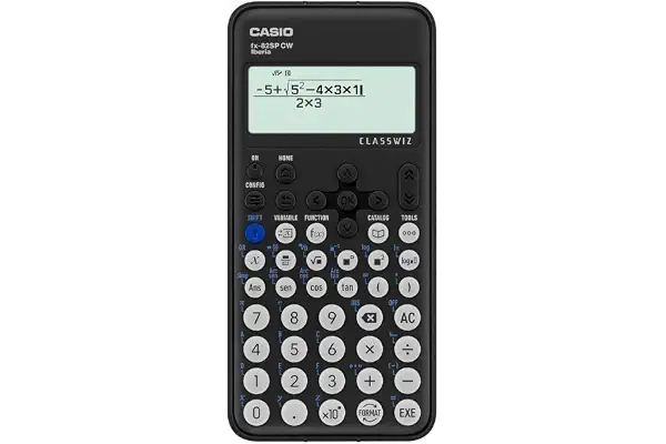 Casio FX-82SP CW - Calculadora Científica, Recomendada para el Curriculum Español y Portugués, 5 Idiomas, más de 300 Funciones, Color Gris Oscuro