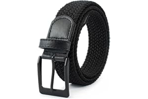 WBZOWRB Cinturón De Bebé,Cinturones Elásticos Unisex,Cinturones Tejidos para Niños y Niñas,Extremos De Cuero con Hebilla De Alfiler