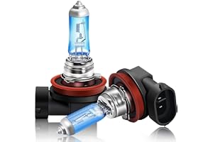 DZG - H11 Halogen Bulbs 12V 55W Headlight Lamps 5000K Warm White Fog Light DRL Bulb, 2 Pieces