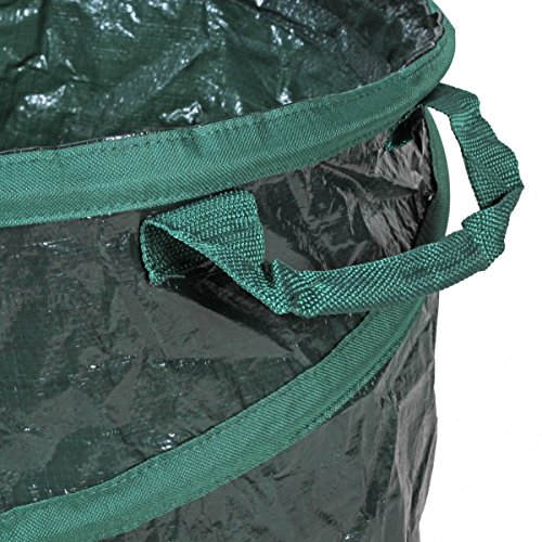 3x VAVIDA Pop Up Gartensack Laubsack Rasensack Gartenabfallsack Abfallsack 120L - 5