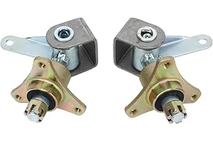 Hjulnavslagerfläns,17mm 3-bultar Framhjulsnav Styrspindel Stållegering för 6-tums Däck Fyrhjuling ATV Go Kart