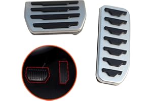 Diyucar Pour Discovery Sport 2015-2019 Voiture Aluminium Carburant Gaz Pédale de Frein de Voiture Accessoires Pour Rangerover Evoque 2012-2019