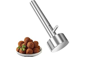 ACTIUSIS Falafel miarka 4 cm, łopatka do kul mięsnych, falafel, stal nierdzewna, szufla do falafelu, nieklejące się narzędzie do balera, do kuchni i restauracji, 1 sztuka