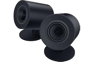 Razer Nommo V2 X - Full-Range 2.0 PC Gaming Speakers (Two 3” Full-Range Drivers, THX Spatial Audio, Max Sound Pressure Level of 96dB, Cross-Platform Compatibility) Black