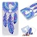 Produktbild Everainy Nokia 7 Plus Hülle Silikon Durchsichtig Transparent TPU Bumper Ultra Slim Muster Ultradünn Gummi Handyhülle für Nokia 7 Plus Hüllen Clear Schutzhülle Backcover (Blauer Traumfänger)