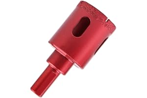 Jerilla Broca Recubierto de Diamante, 100mm Sierra de Agujero Soldada Brocas de Corte de Núcleo Hueco para Azulejos/Mármol/Hormigón/Vidrio