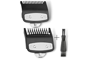 BLAUBODY Peines Maquina Cortar Pelo 1,5mm + 3mm - Peines De Peluqueria Profesional - Peines Wahl/Barberia Accesorios/Peluqueria Profesional/Barbero Profesional/Peine Cortapelo Peine Degradado Pelo Guia