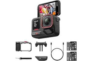 Insta360 Ace Pro 2 Paquete Xplorer Gris Pizarra - cámara de acción 8K co-diseñada con Leica, Sensor de 1/1,3", Chip IA Dual, excelente en Baja luz, Audio Superior, Batería Doble