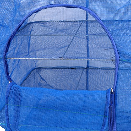 Gazechimp 4-Schicht Hängen Netzkorb Trockengestelle Trockennetz faltbar Netz Beutel für Gemüse Früchte - 5