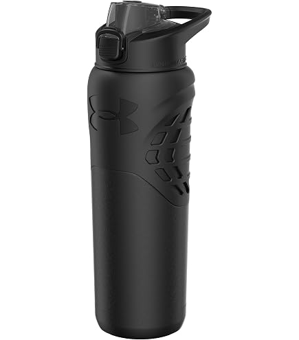Prozis Hydra Bottiglia Da 1 Litro – HDPE Antiscivolo, Tappo Ermetico, Lavabile In Lavastoviglie, Colore Giallo/Nero