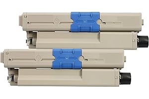 TONER EXPERTE® 4469803 Opakowanie 2 czarnych kartridży z tonerem kompatybilne z Oki C310dn C330dn C331dn C510dn C511dn C530dn C531dn MC352dn MC361dn MC362dn MC561 MC561dn MC561dn MC561dn MC561dn MC561dn MC51dn MC561dn MC561dn MC562dn MC562 dnw MC562 w (3500 stron)