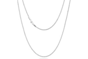 KRKC&CO Kette Herren Halskette, 2/3/5/6/mm Edelstahl Panzerkette mit Diamantschliff, Nickelfrei Silberkette Goldkette 14K Gold Vergoldet Cuban Chain, Geschenk für Männer Jung Damen [Länge 46-66cm]