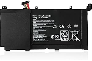 Chinoket B31N1336 Batterie d'ordinateur Portable pour ASUS VivoBook A551 A551LN R533L K551L K551LN K551LB K551LA R553L R553L R553LN R553LF V551L V551LA S551L S551LA S551LB S551LN A42-S551 C31-S551