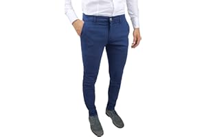 Cristiano Battistini Pantaloni Uomo sartoriali Slim Fit Casual Eleganti Invernali