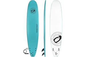 Osprey 9ft 3in Foam Surfboard, Beginners and Intermediate Foamie, Lightweight & Durable with Bold Design for Adults and Kids, Multiple Colours