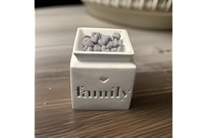 Flavia'sBoutique 30 x Heart Wax Melts Mini Soy Wax Melts High Scented Melts 100% Soy Natural Wax Melts (Black Opium)