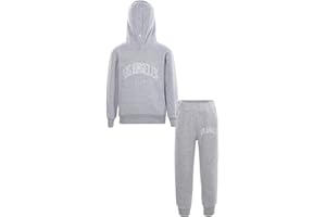 TiaoBug Conjunto de 2 Piezas Para Niño Sudadera con Capucha y Pantalon Chandal Camiseta Manga Larga Chándal Casual Ropa de Primavera Otoño