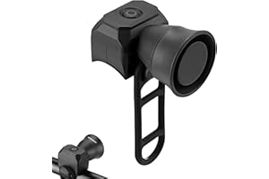 YREYBN 1Pcs Bike Horn Loud, Bicycle Bell Horn, 5 Sound Modes, Universal Cycling Bell, For Road Bikes, Mountain Bikes, Children's Bicycles, Scooters (Black)
