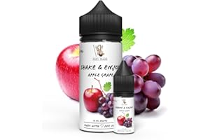 POPY TRADE - Shake & Enjoy - Apple & Grape - Overdosed Aroma 10ml in 120ml Chubby Gorilla Flasche, einfaches mischen. Für Vernebler, Nebelmaschinen, Diffusor, Lebensmittel, Getränke uvm.