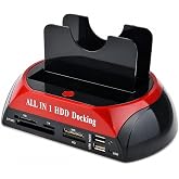 PrimeX PX-385 Harici USB 2.0 2.5/3.5 IDE + SATA HDD Docking, Kart Okuyuculu Harddisk Okuma Adapt&ouml;r&uuml;, Eski IDE SATA Disk Veri 