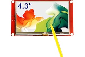 ELECROW ESP32 Display,4.3 Inch HMI Display 480x272 RGB TFT LCD Touch Screen Monitor Compatible with Ar-duino/LVGL