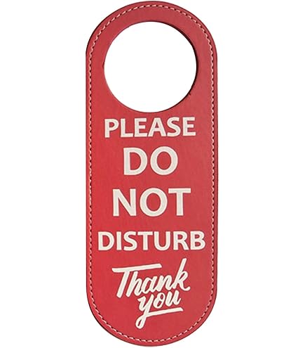 thumbnail image 2 of Please Come In Sign Do Not Disturb Sign For Door Knob Double-sided Door 2 of 9