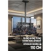 EYEPC T&Uuml;M TELEVİZYONLARA UYUMLU 39 40 42 44 50 55 65 75 İn&ccedil; Lcd Led Tv Tavan Askı Aparatı Aleti Hareketli