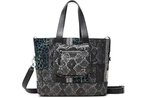 Desigual Womens Bols_Pasadena Tunez torba na zakupy, czarna, czarny, jeden rozmiar